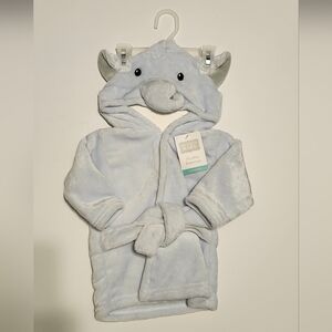 Elephant Fleece Bathrobe-Hudson Baby